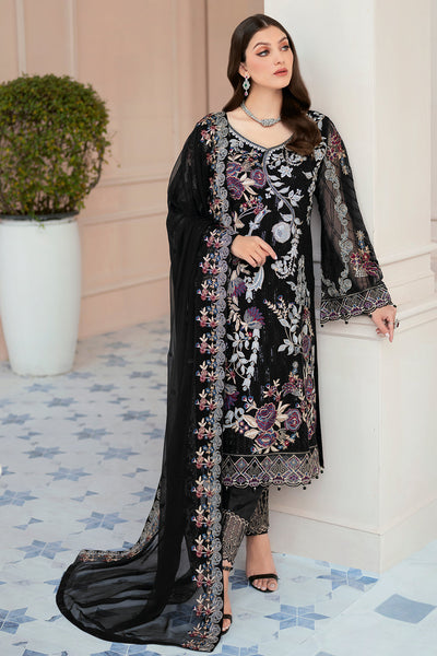 Ramsha | Rangoon Chiffon Collection 24 | D-906 -  Ramsha Formal - Original Designer Dress - House of Maryam