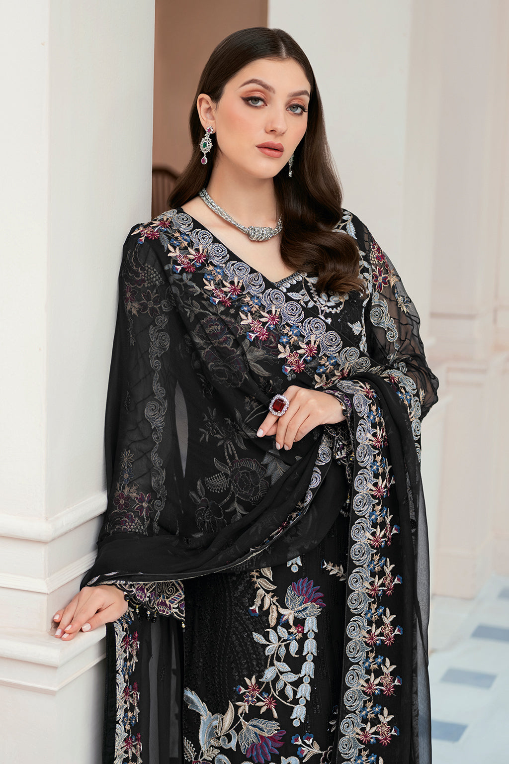 Ramsha | Rangoon Chiffon Collection 24 | D-906 -  Ramsha Formal - Original Designer Dress - House of Maryam
