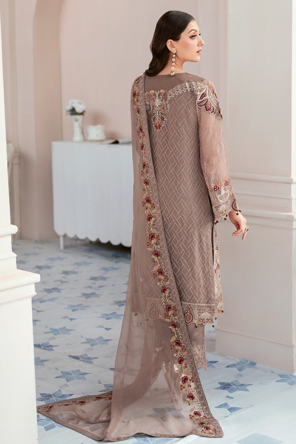 Ramsha | Rangoon Chiffon Collection 24 | D-905 -  Ramsha Formal - Original Designer Dress - House of Maryam