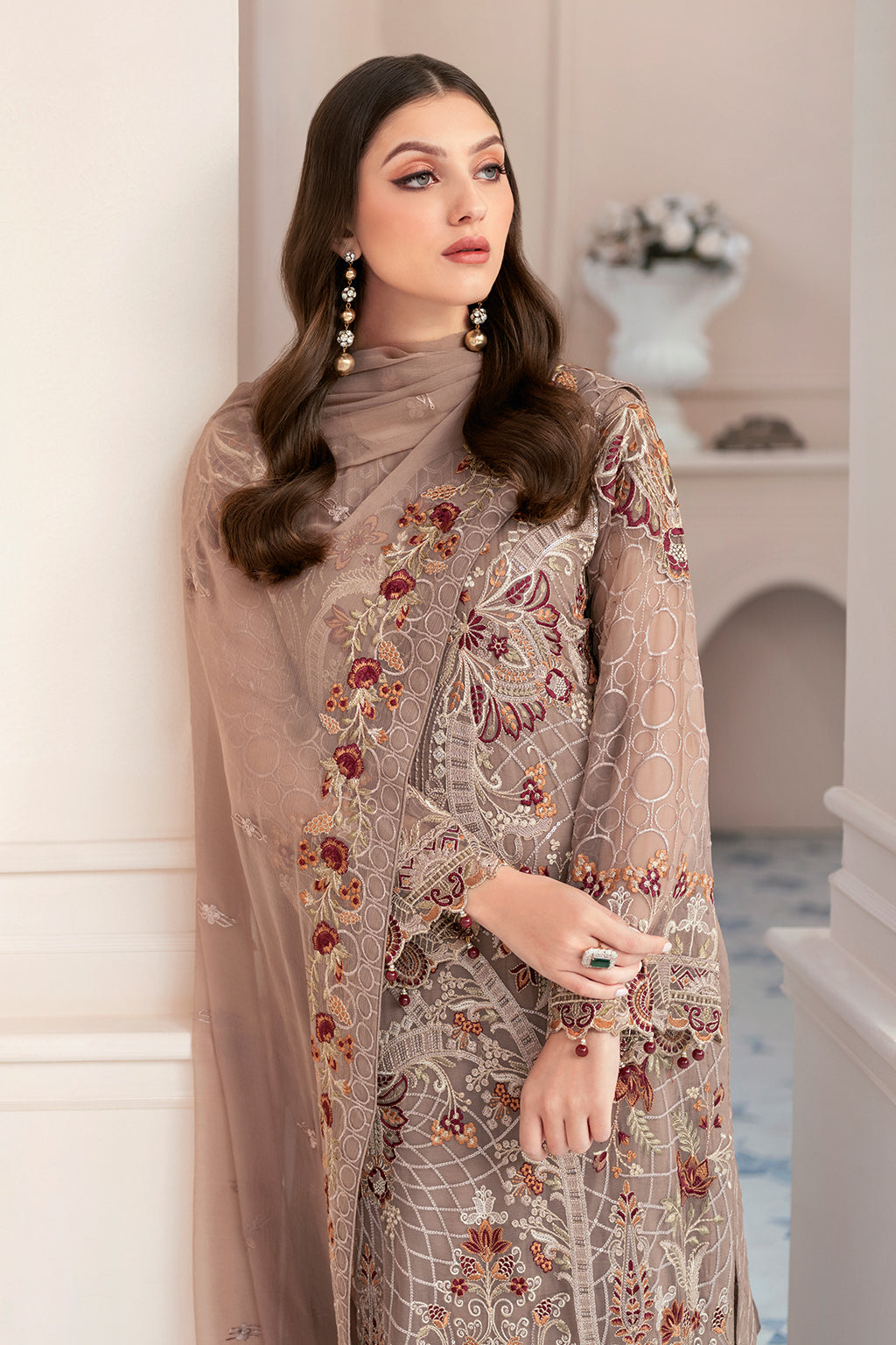 Ramsha | Rangoon Chiffon Collection 24 | D-905 -  Ramsha Formal - Original Designer Dress - House of Maryam
