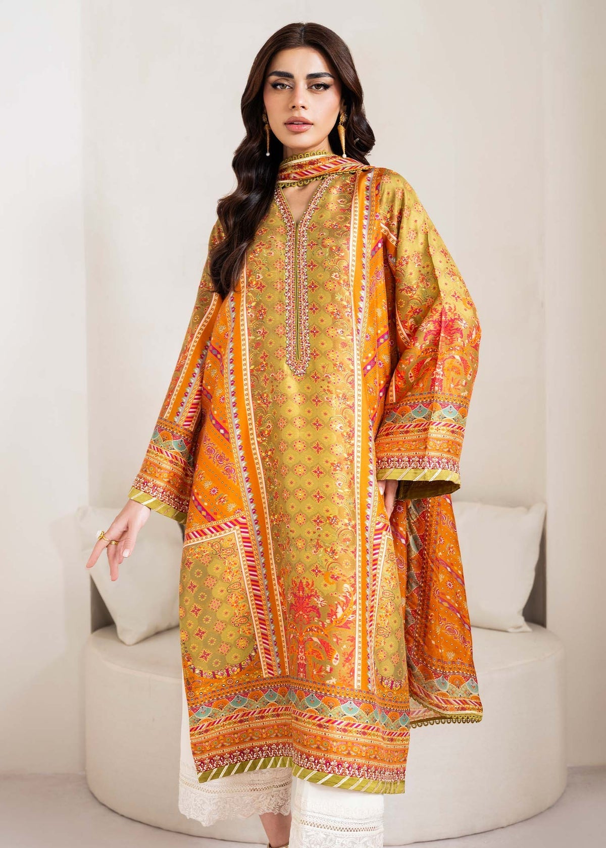 Kanwal Malik | Rosalia Silk Eid 25 | Elise -  Kanwal Malik Ladies Clothes - Original Designer Dress - House of Maryam