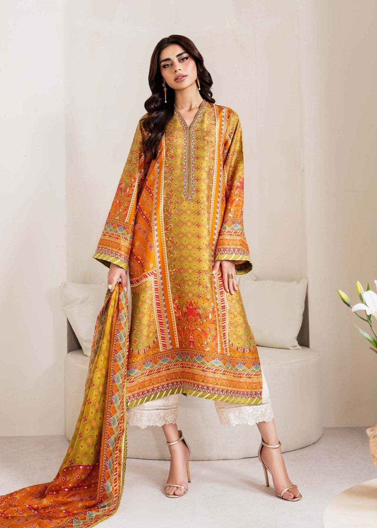 Kanwal Malik | Rosalia Silk Eid 25 | Elise -  Kanwal Malik Ladies Clothes - Original Designer Dress - House of Maryam