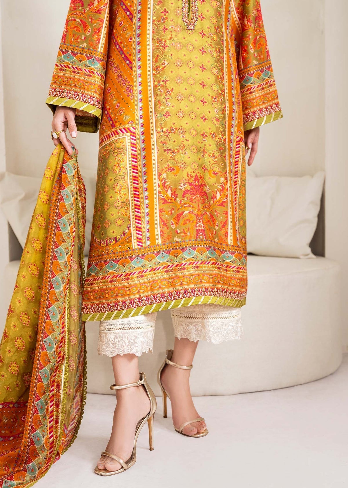 Kanwal Malik | Rosalia Silk Eid 25 | Elise -  Kanwal Malik Ladies Clothes - Original Designer Dress - House of Maryam