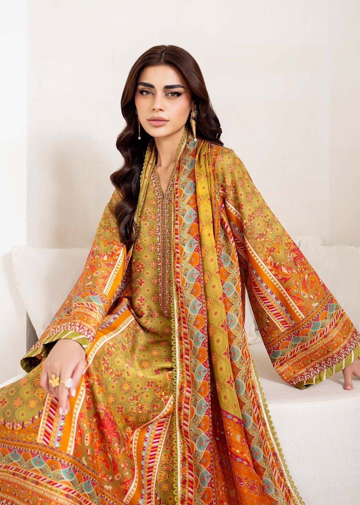 Kanwal Malik | Rosalia Silk Eid 25 | Elise -  Kanwal Malik Ladies Clothes - Original Designer Dress - House of Maryam