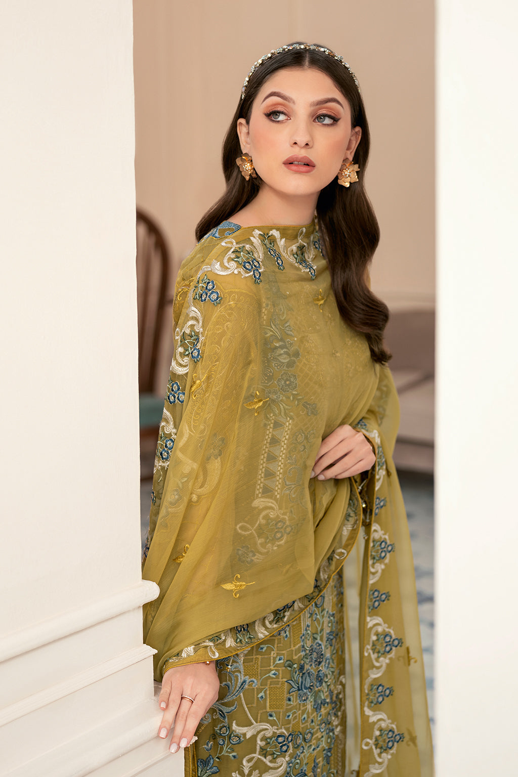 Ramsha | Rangoon Chiffon Collection 24 | D-903 by Designer Ramsha - House of Maryam - Pakistani Designer Ethnic Wear in {{ shop.shopifyCountryName }}