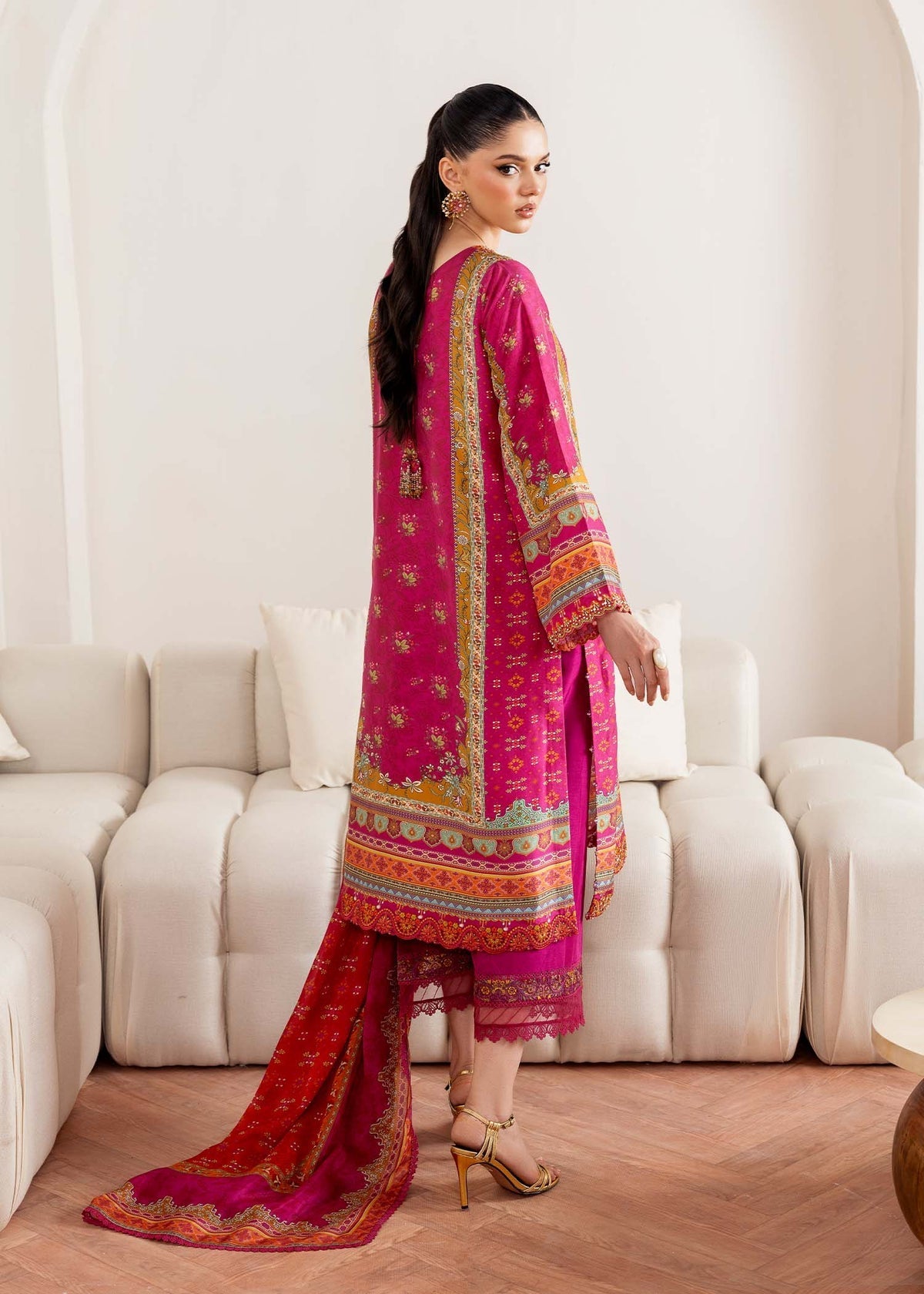 Kanwal Malik | Rosalia Silk Eid 25 | Sylvie -  Kanwal Malik Ladies Clothes - Original Designer Dress - House of Maryam