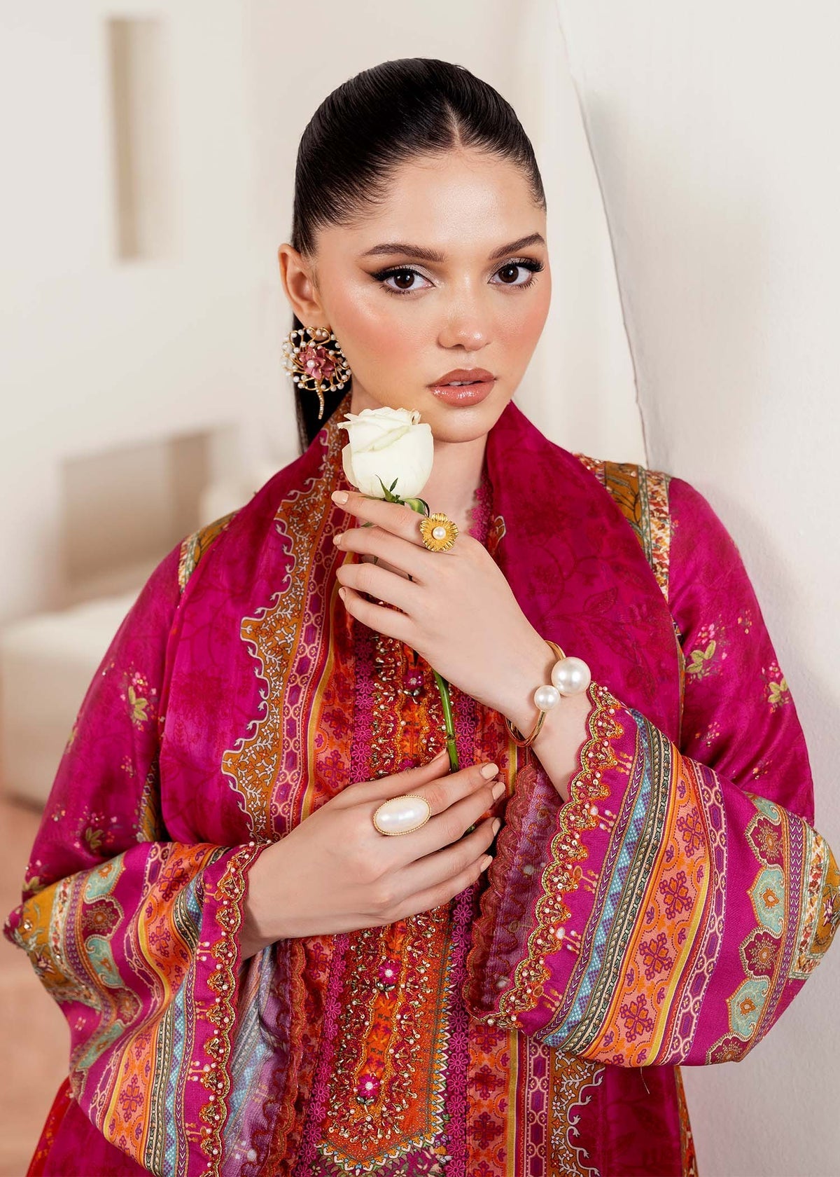 Kanwal Malik | Rosalia Silk Eid 25 | Sylvie -  Kanwal Malik Ladies Clothes - Original Designer Dress - House of Maryam