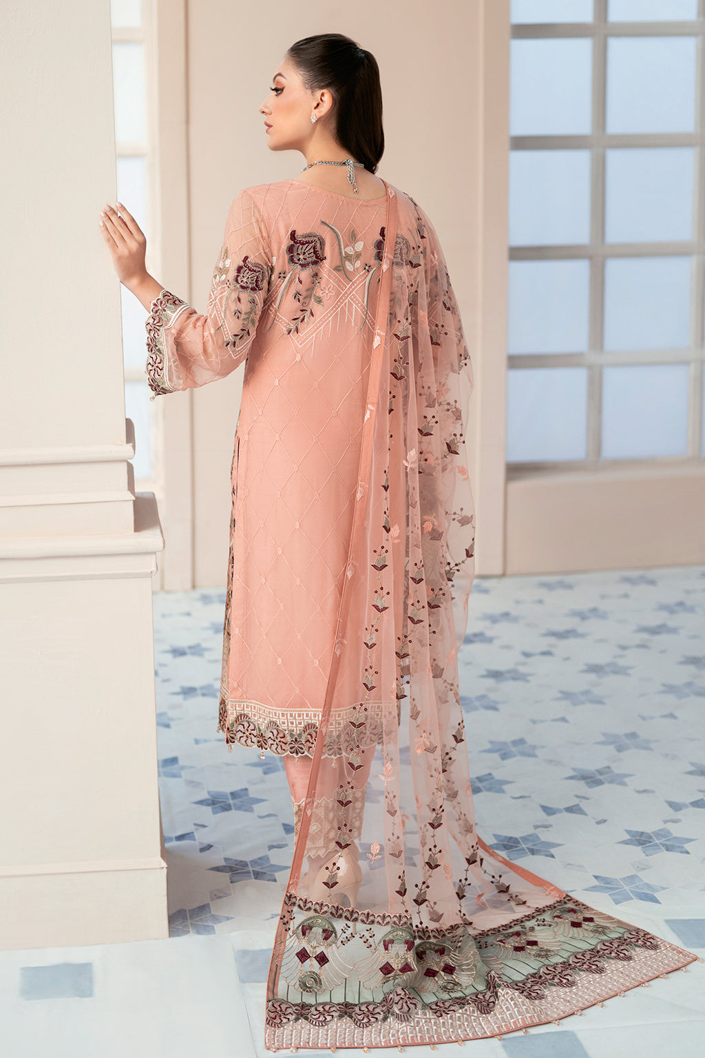 Ramsha | Rangoon Chiffon Collection 24 | D-901 -  Ramsha Formal - Original Designer Dress - House of Maryam