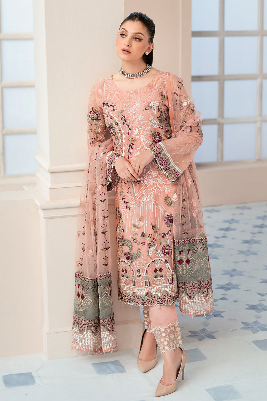 Ramsha | Rangoon Chiffon Collection 24 | D-901 -  Ramsha Formal - Original Designer Dress - House of Maryam