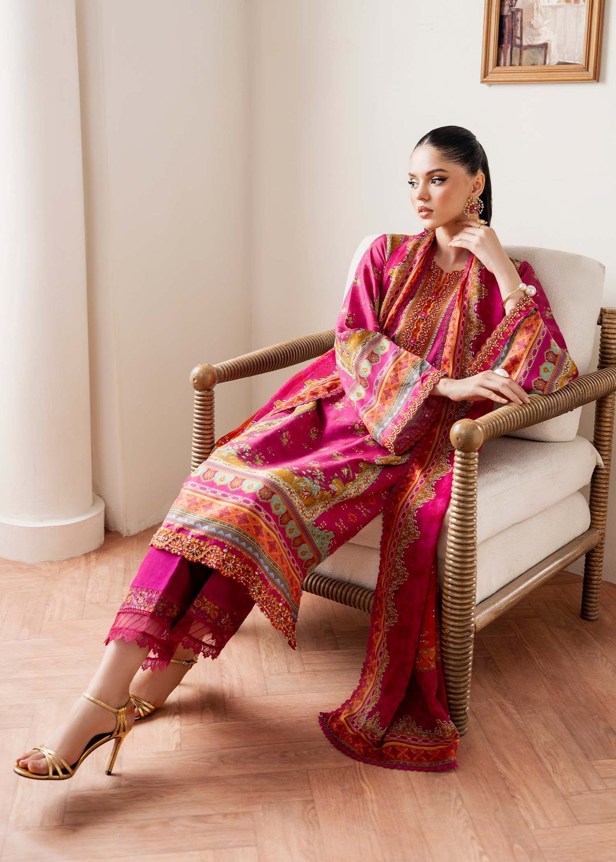 Kanwal Malik | Rosalia Silk Eid 25 | Sylvie -  Kanwal Malik Ladies Clothes - Original Designer Dress - House of Maryam