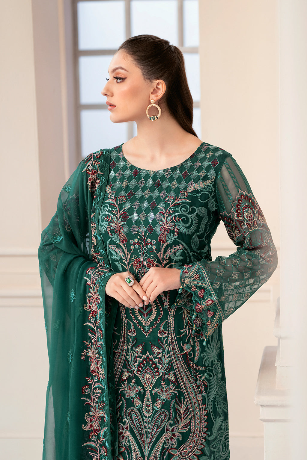 Ramsha | Rangoon Chiffon Collection 24 | D-908 -  Ramsha Formal - Original Designer Dress - House of Maryam