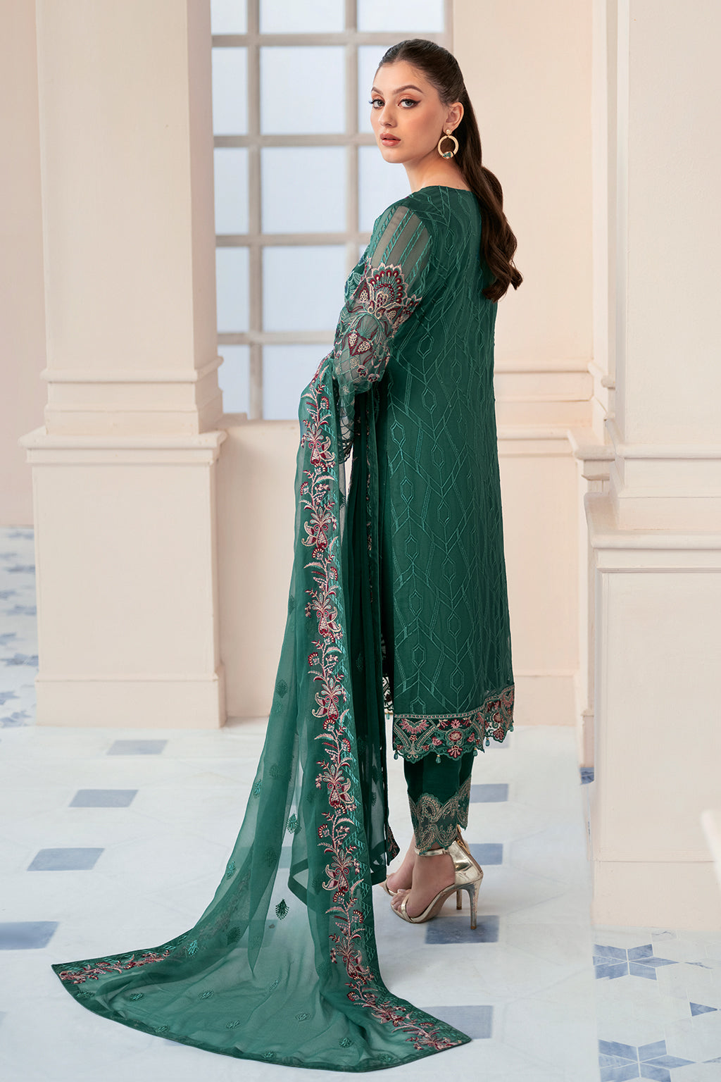 Ramsha | Rangoon Chiffon Collection 24 | D-908 -  Ramsha Formal - Original Designer Dress - House of Maryam