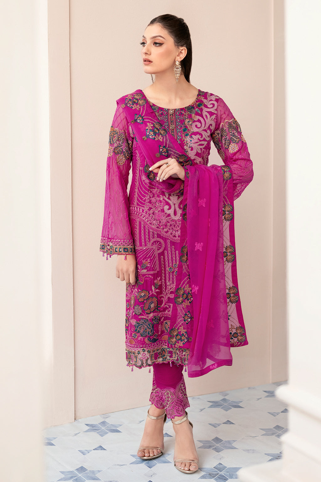 Ramsha | Rangoon Chiffon Collection 24 | D-912 by Ramsha - House of Maryam