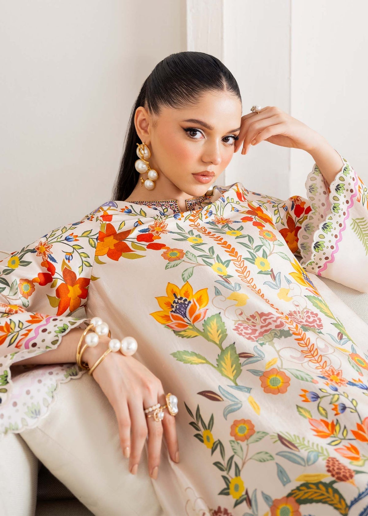 Kanwal Malik | Rosalia Silk Eid 25 | Celia -  Kanwal Malik Ladies Clothes - Original Designer Dress - House of Maryam
