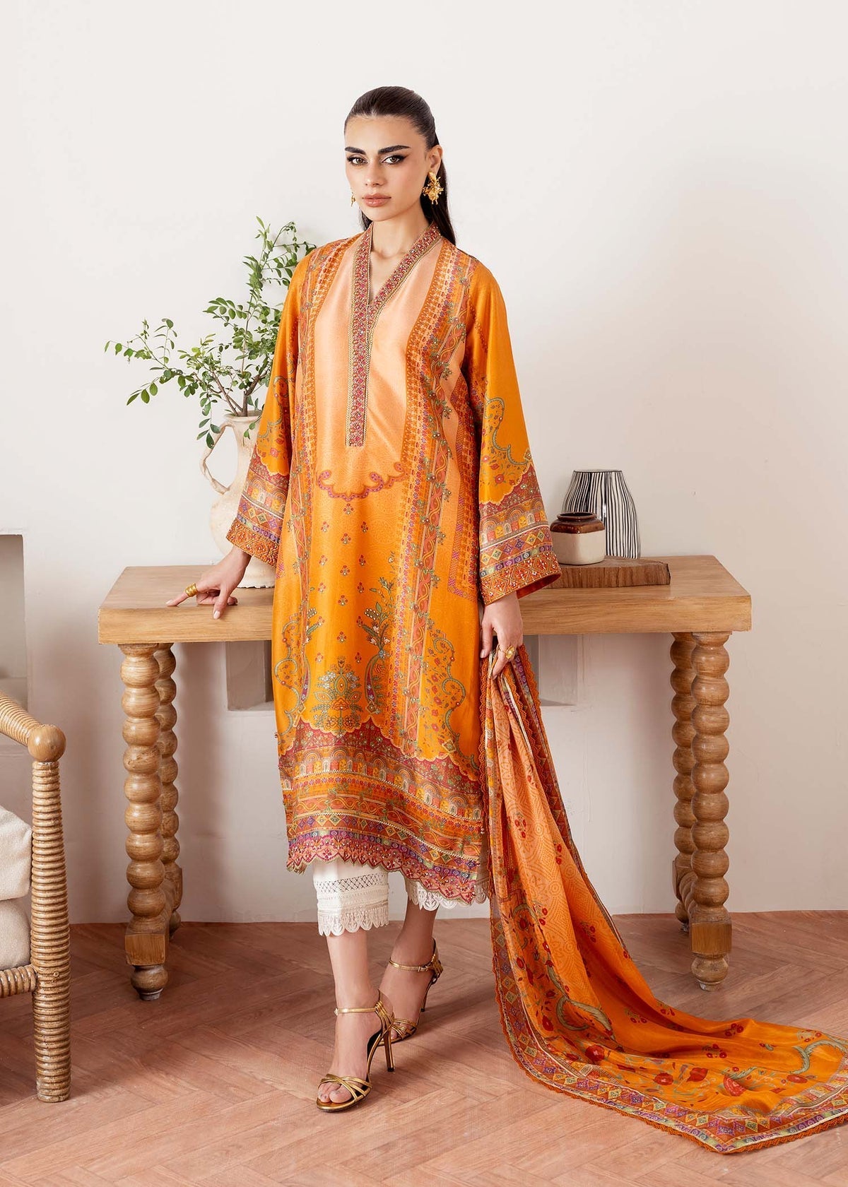 Kanwal Malik | Rosalia Silk Eid 25 | Kira -  Kanwal Malik Ladies Clothes - Original Designer Dress - House of Maryam