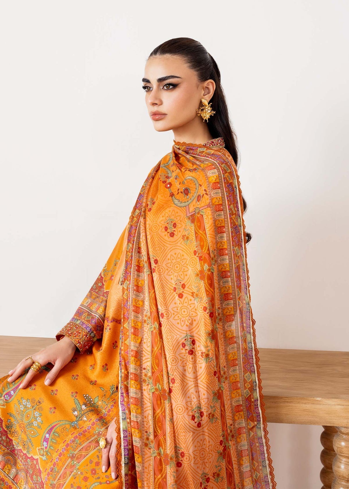 Kanwal Malik | Rosalia Silk Eid 25 | Kira -  Kanwal Malik Ladies Clothes - Original Designer Dress - House of Maryam