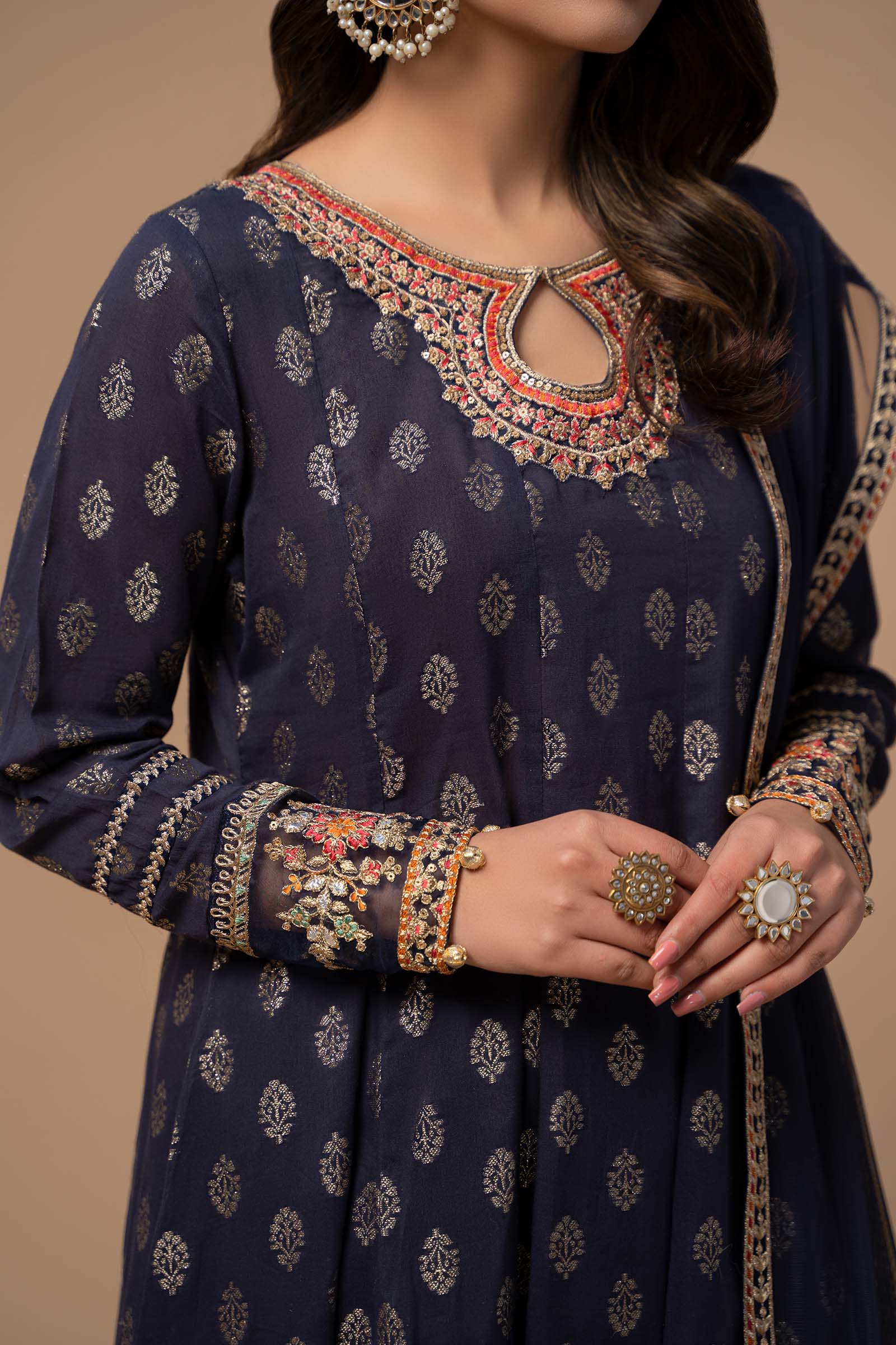 Maira B | Ready to Wear | DW-EF23-16R1 -  Maria B Luxury Pret -  House of Maryam