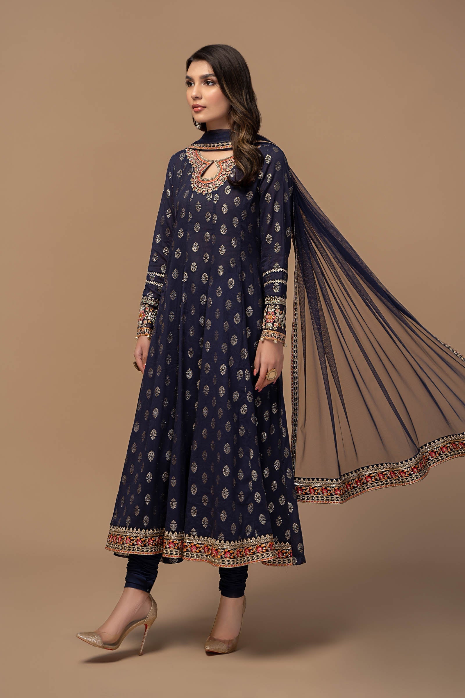 Maira B | Ready to Wear | DW-EF23-16R1 -  Maria B Luxury Pret -  House of Maryam