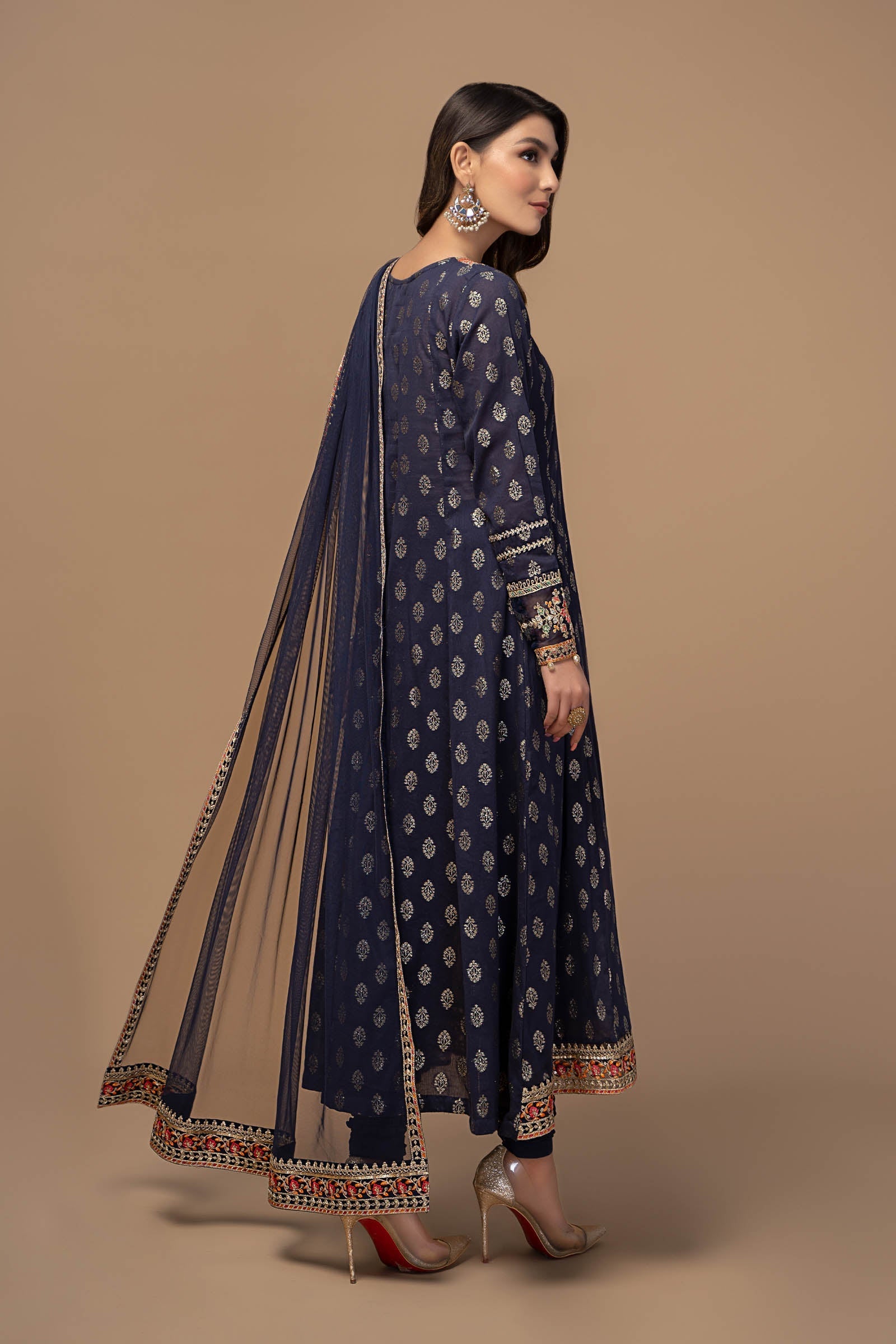 Maira B | Ready to Wear | DW-EF23-16R1 -  Maria B Luxury Pret -  House of Maryam