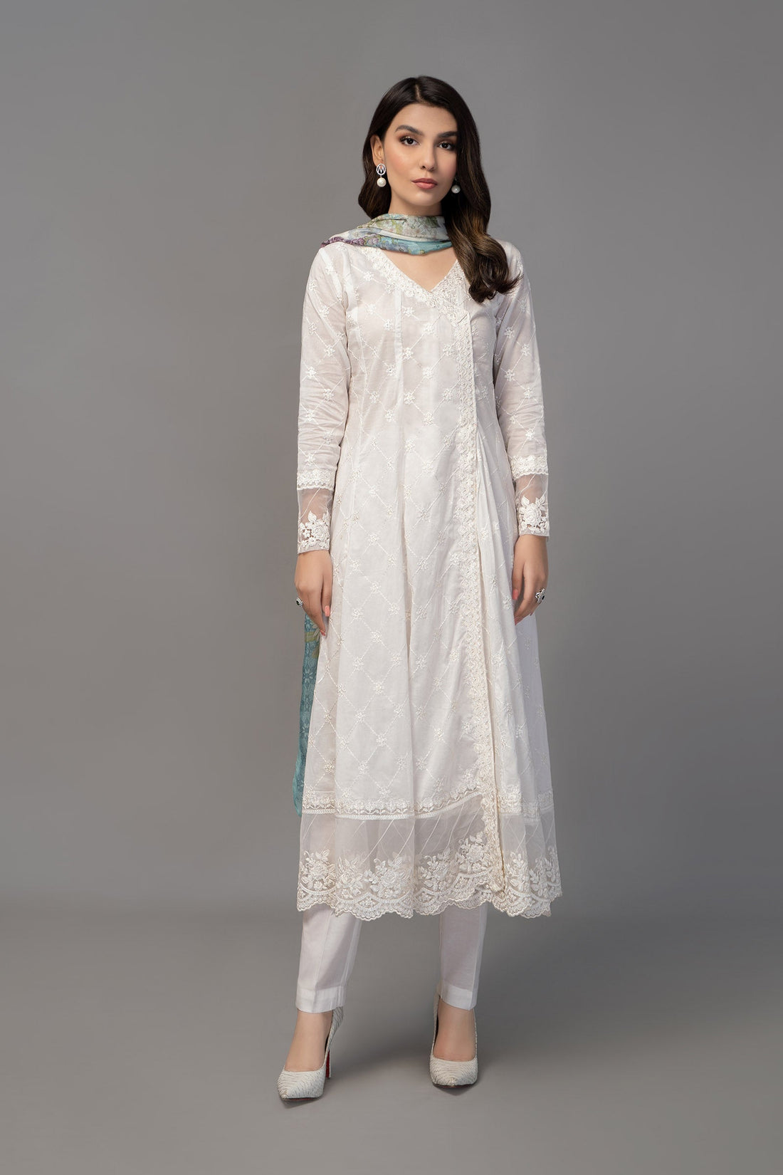 Maira B | Ready to Wear | DW-EF23-23R1 -  Maria B Luxury Pret -  House of Maryam