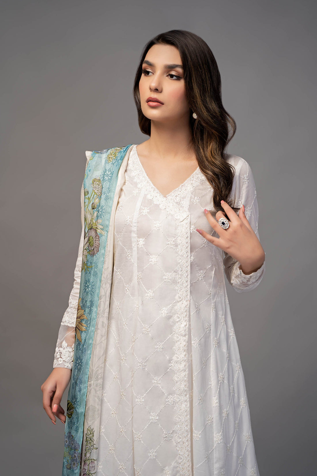 Maira B | Ready to Wear | DW-EF23-23R1 -  Maria B Luxury Pret -  House of Maryam