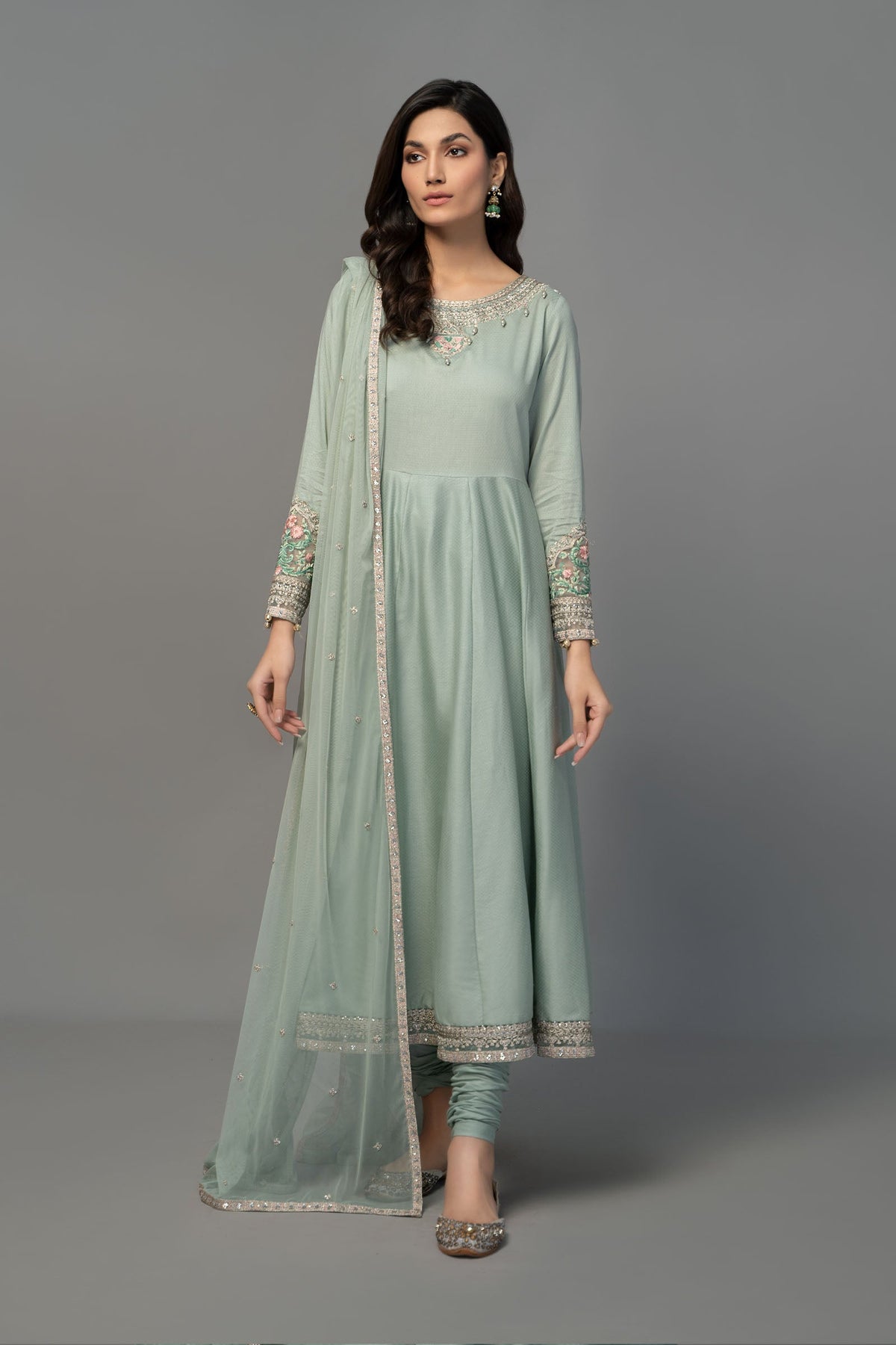 Maria B | Luxury Pret 25 | DW-EF23-38R1 -  Maria B Ladies Clothes - Original Designer Dress - House of Maryam