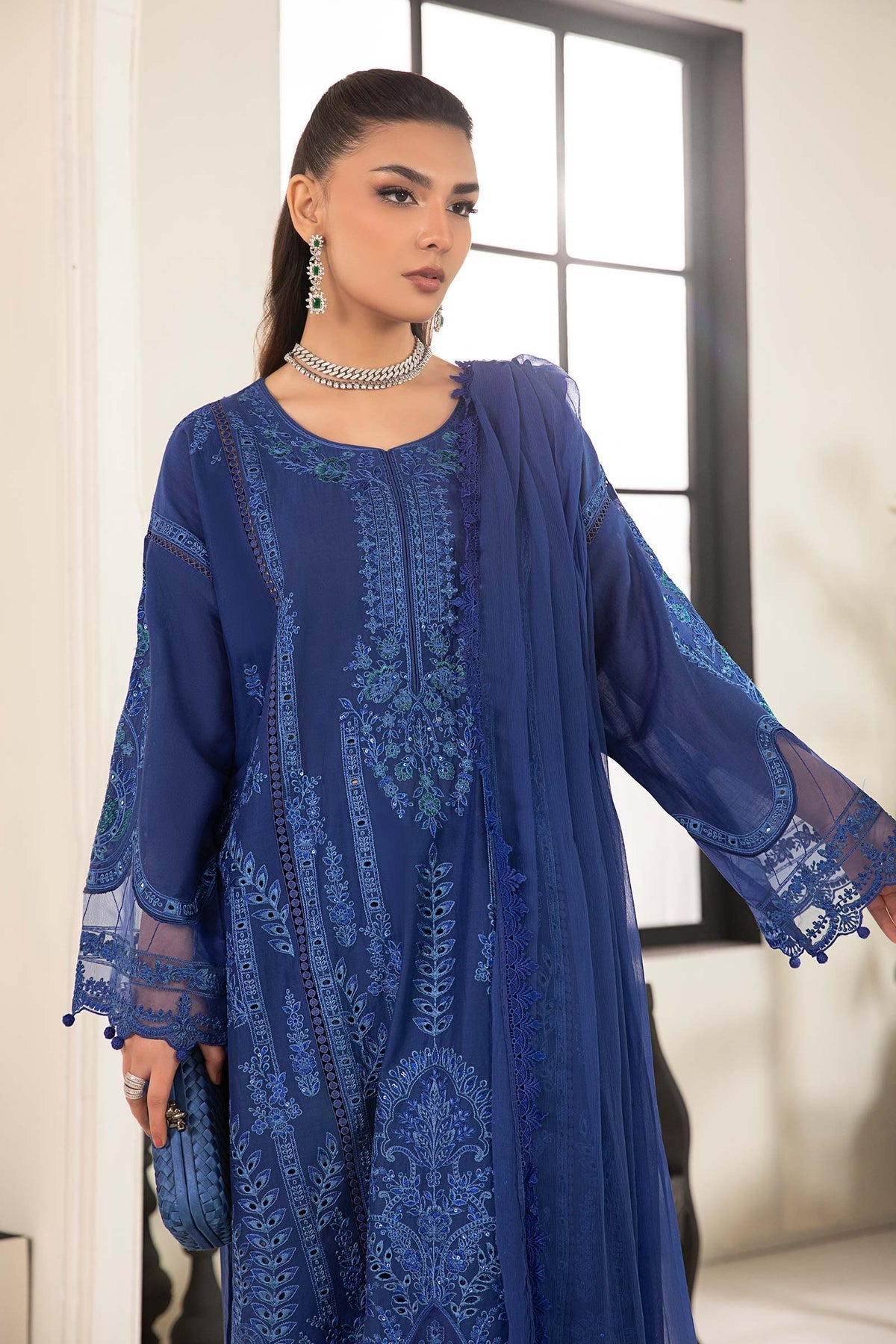 Maria B | Casual Pret 2024 | DW-EF24-02 -  Maria B Casuals - Original Designer Dress - House of Maryam