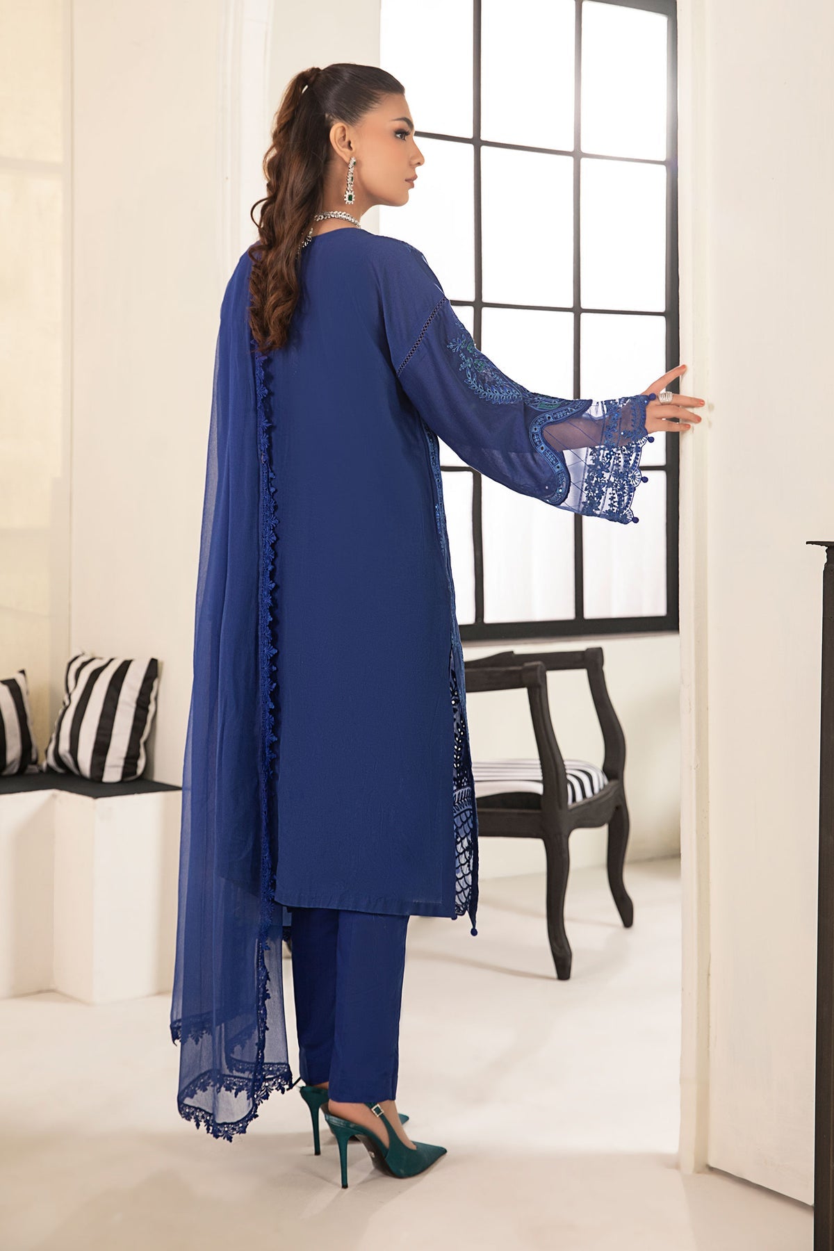 Maria B | Casual Pret 2024 | DW-EF24-02 -  Maria B Casuals - Original Designer Dress - House of Maryam