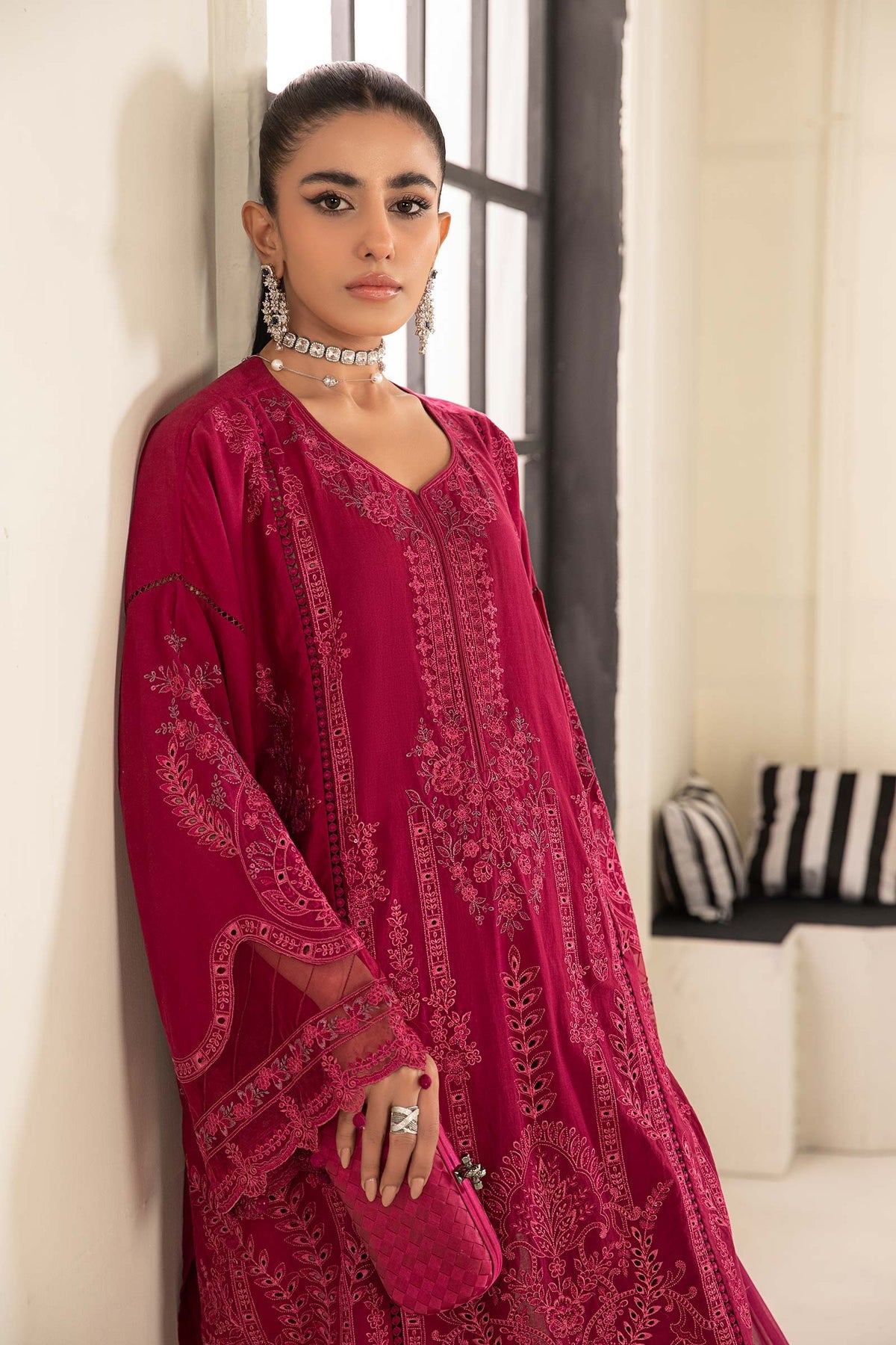 Maria B | Casual Pret 2024 |DW-EF24-02 -  Maria B Casuals - Original Designer Dress - House of Maryam