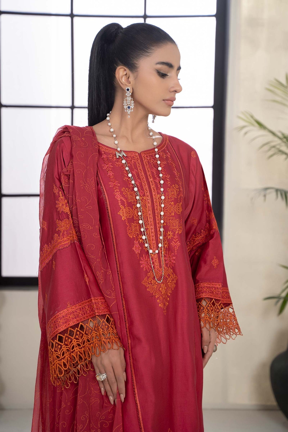 Maria B | Casual Pret 2024 | DW-EF24-103A -  Maria B Casuals - Original Designer Dress - House of Maryam