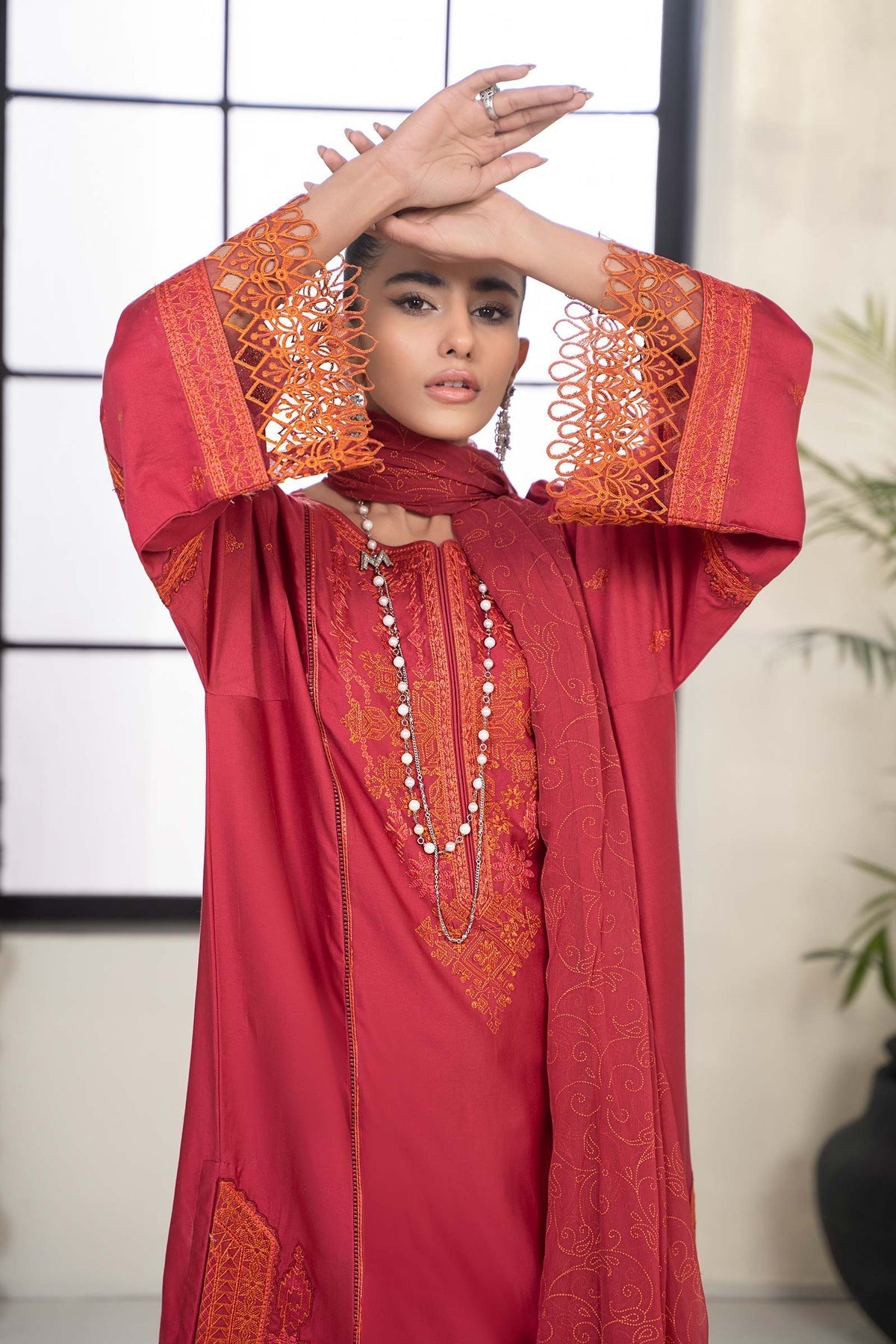 Maria B | Casual Pret 2024 | DW-EF24-103A -  Maria B Casuals - Original Designer Dress - House of Maryam