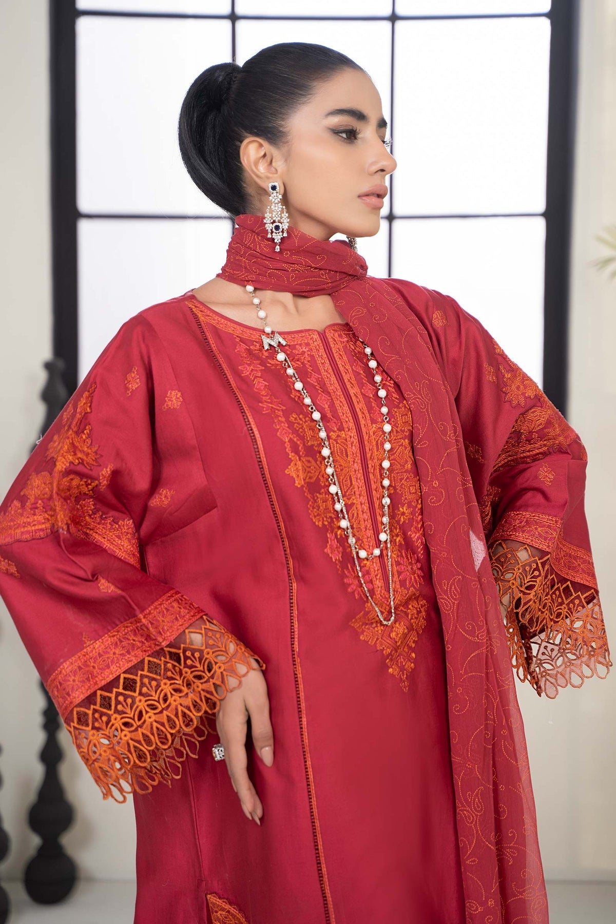 Maria B | Casual Pret 2024 | DW-EF24-103A -  Maria B Casuals - Original Designer Dress - House of Maryam