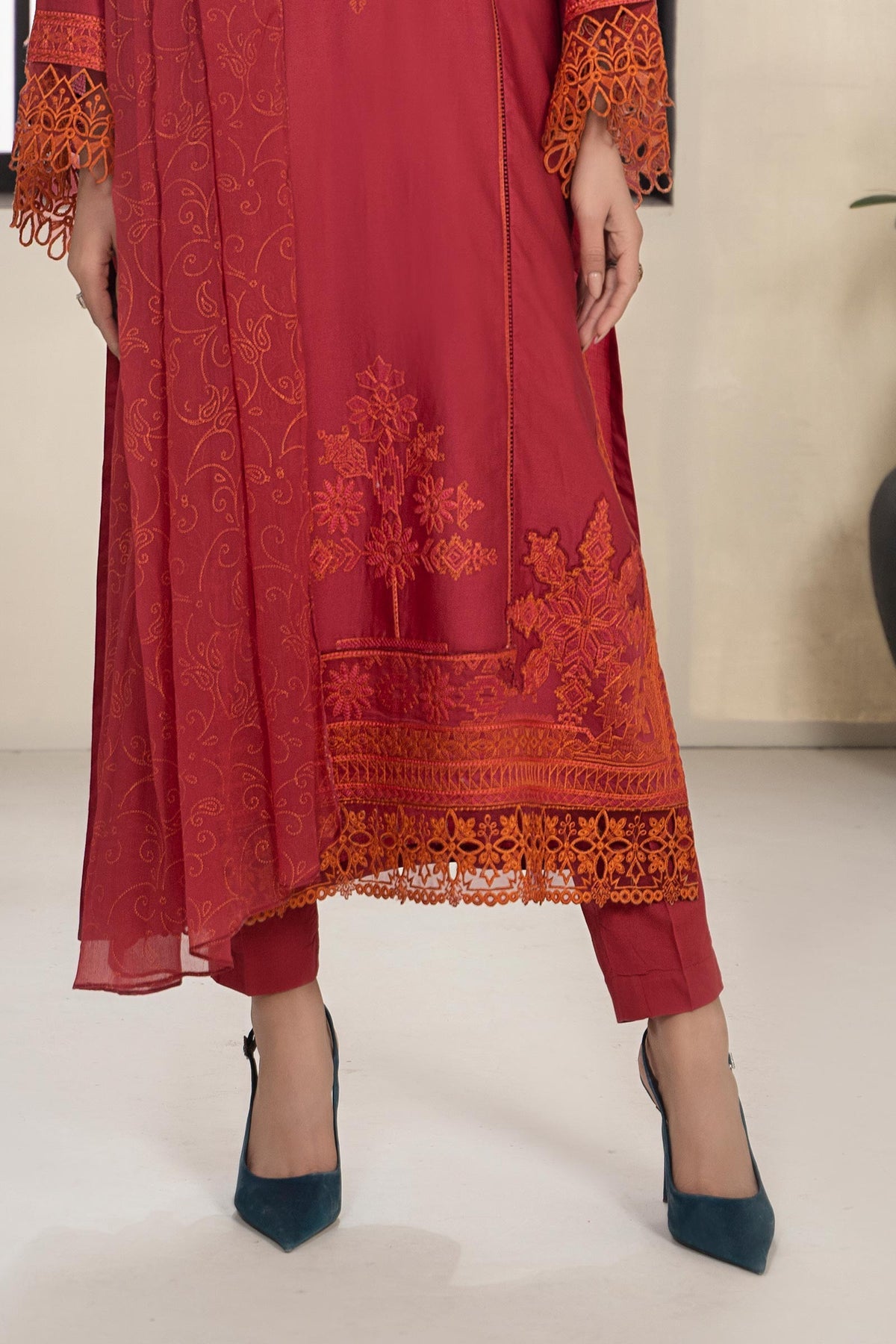 Maria B | Casual Pret 2024 | DW-EF24-103A -  Maria B Casuals - Original Designer Dress - House of Maryam