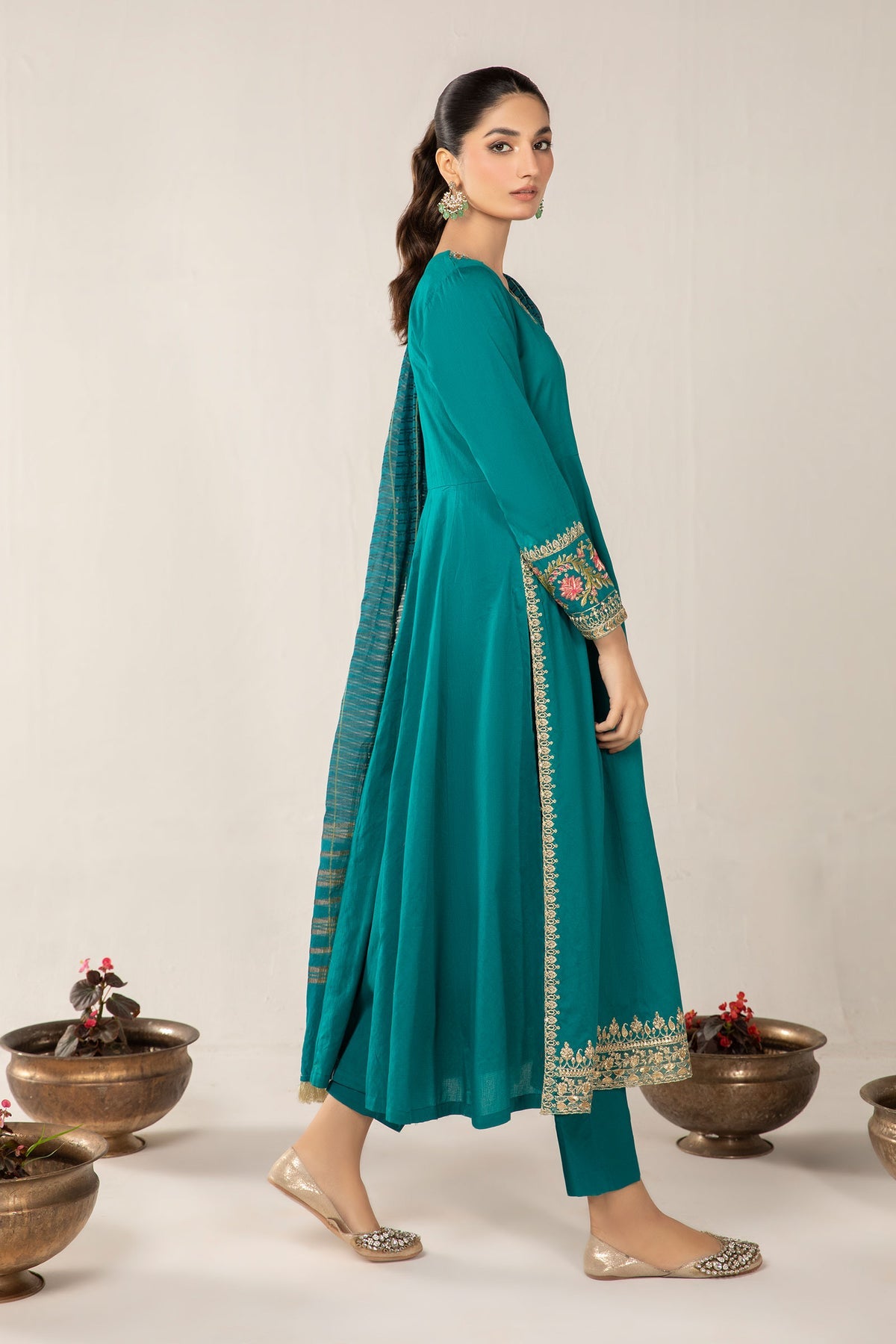 Maria B | Casual Pret 2024 | DW-EF24-115 -  Maria B Casuals - Original Designer Dress - House of Maryam