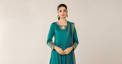 Maria B | Casual Pret 2024 | DW-EF24-115 -  Maria B Casuals - Original Designer Dress - House of Maryam