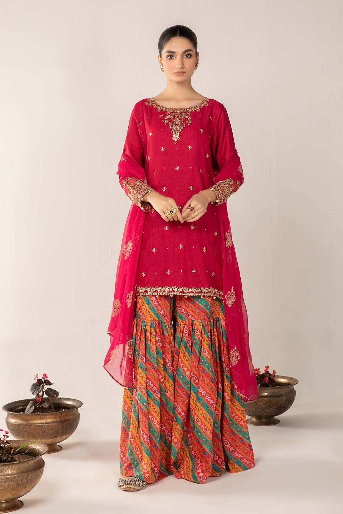 Maria B | Casual Pret 2024 | DW-EF24-119 -  Maria B Casuals - Original Designer Dress - House of Maryam
