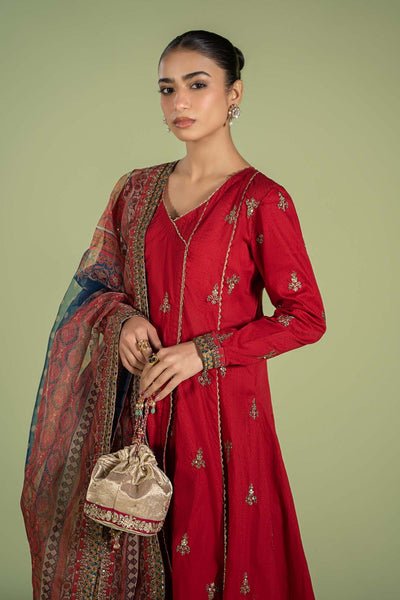 Maria B | Casual Pret 2024 | DW-EF24-121 -  Maria B Casuals - Original Designer Dress - House of Maryam