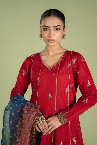 Maria B | Casual Pret 2024 | DW-EF24-121 -  Maria B Casuals - Original Designer Dress - House of Maryam