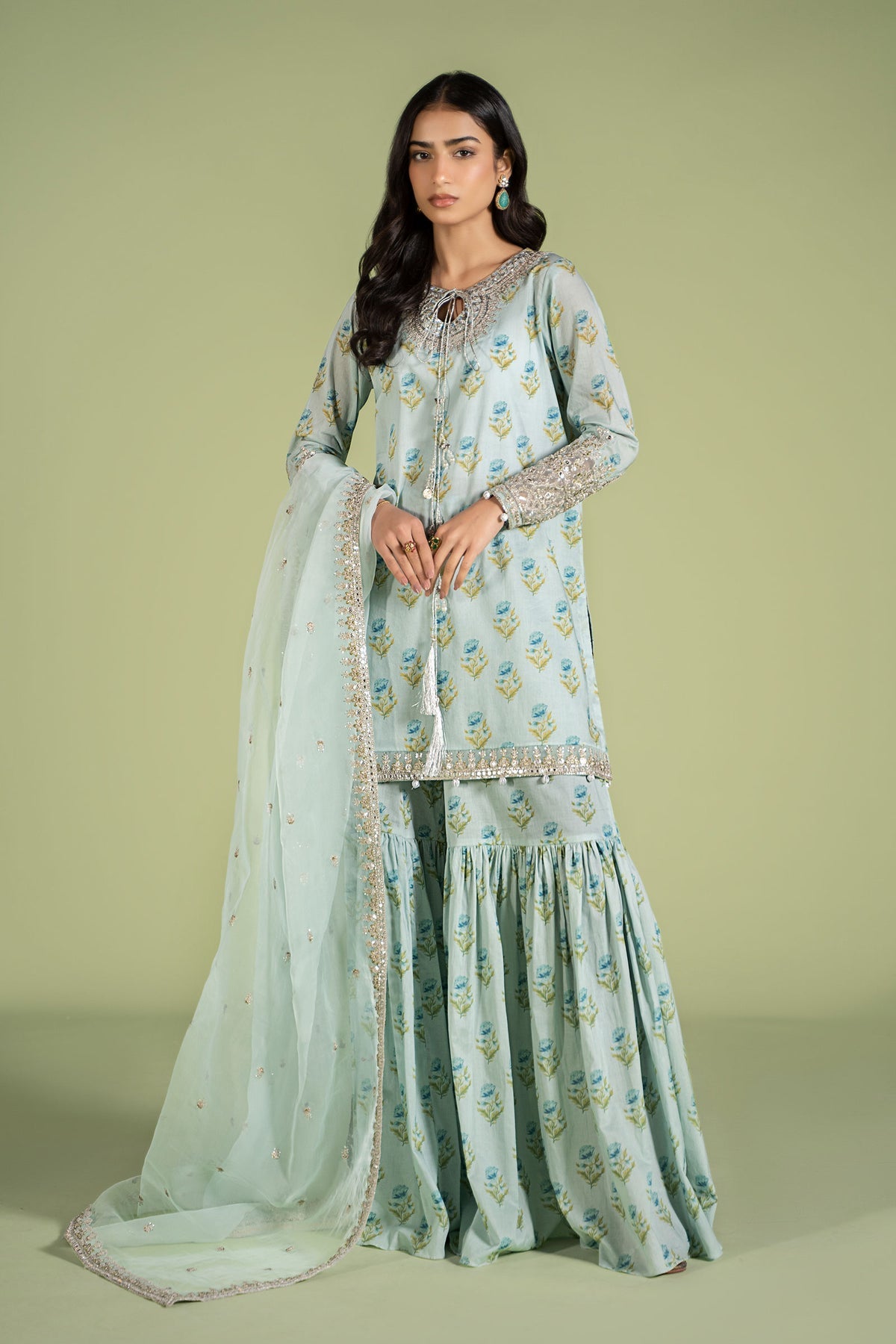 Maria B | Casual Pret 2024 | DW-EF24-14 -  Maria B Casuals - Original Designer Dress - House of Maryam