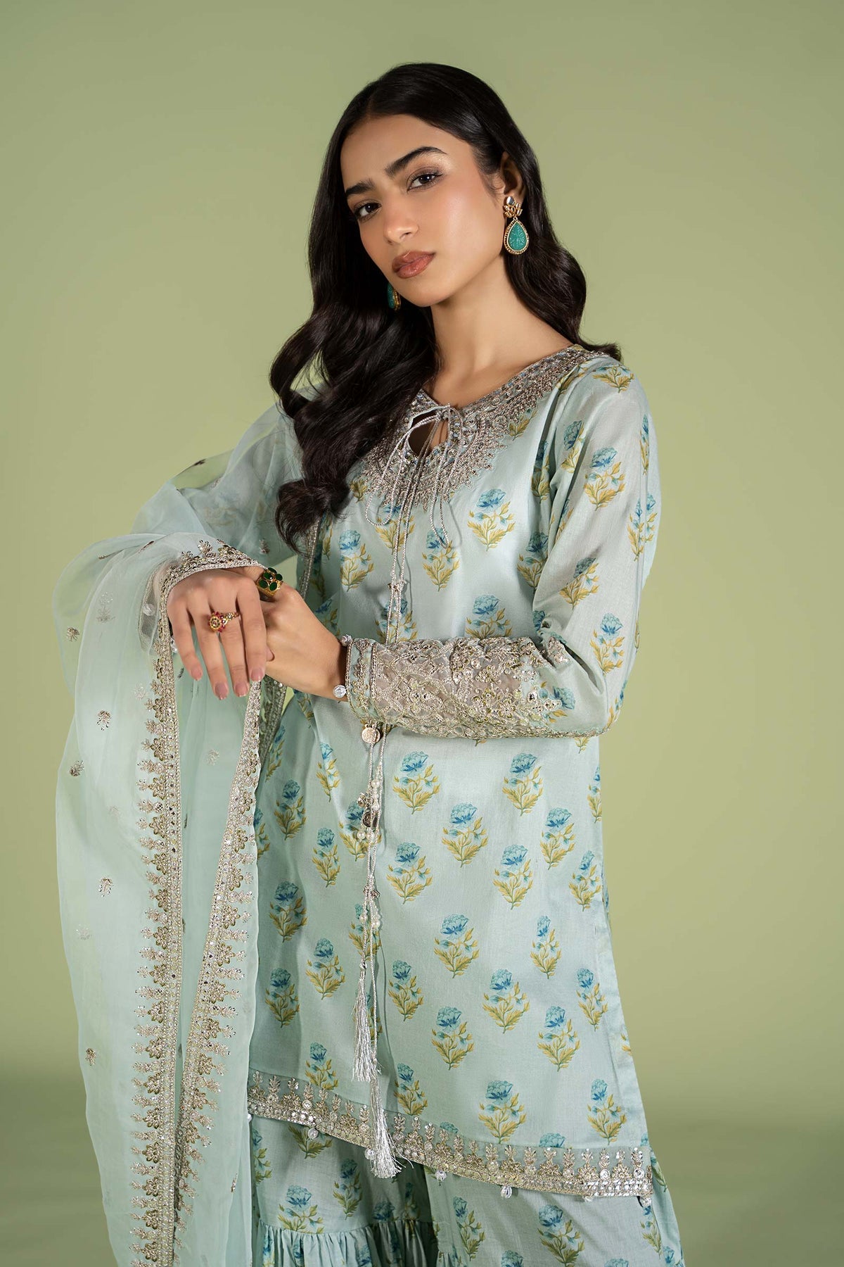 Maria B | Casual Pret 2024 | DW-EF24-14 -  Maria B Casuals - Original Designer Dress - House of Maryam