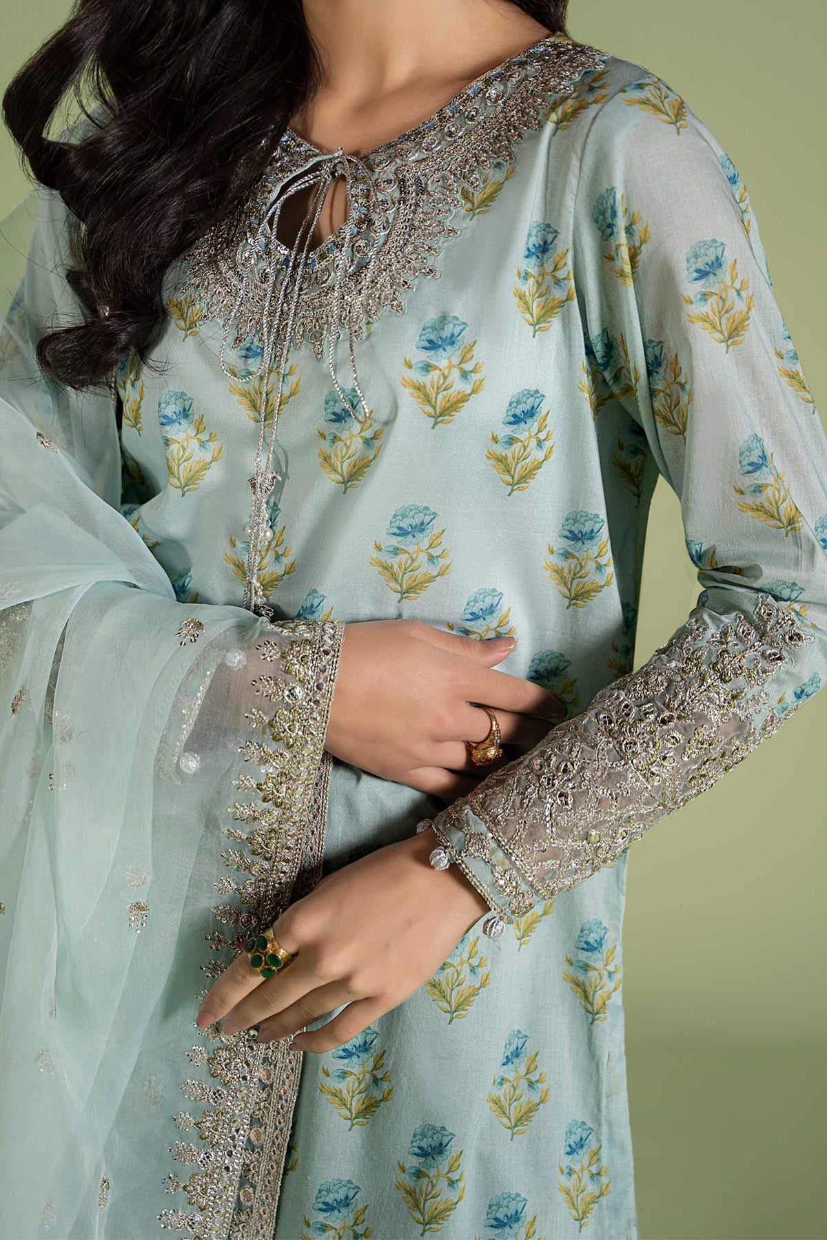 Maria B | Casual Pret 2024 | DW-EF24-14 -  Maria B Casuals - Original Designer Dress - House of Maryam