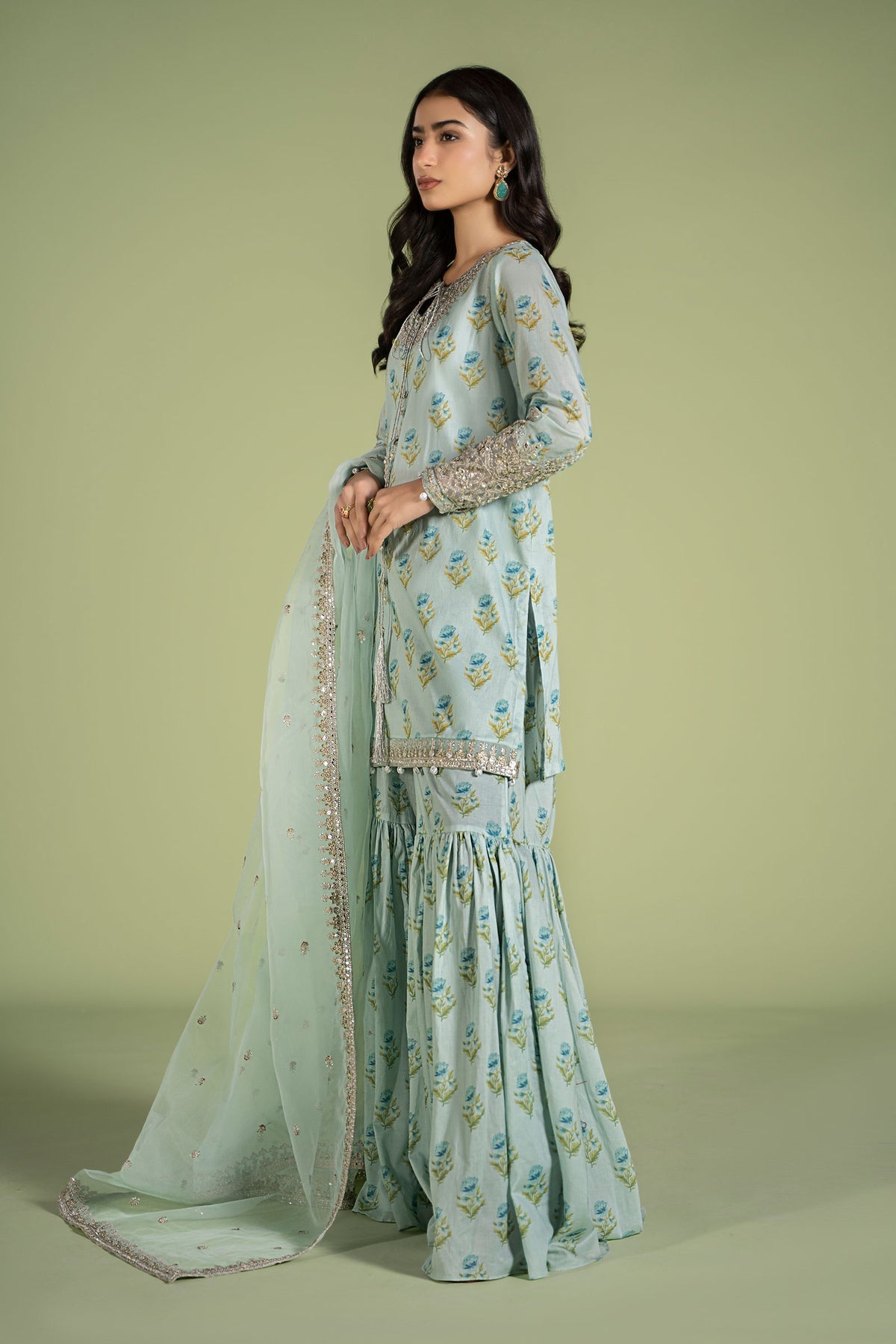 Maria B | Casual Pret 2024 | DW-EF24-14 -  Maria B Casuals - Original Designer Dress - House of Maryam