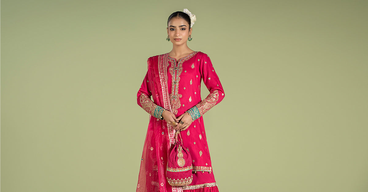 Maria B | Casual Pret 2024 | DW-EF24-23 -  Maria B Casuals - Original Designer Dress - House of Maryam