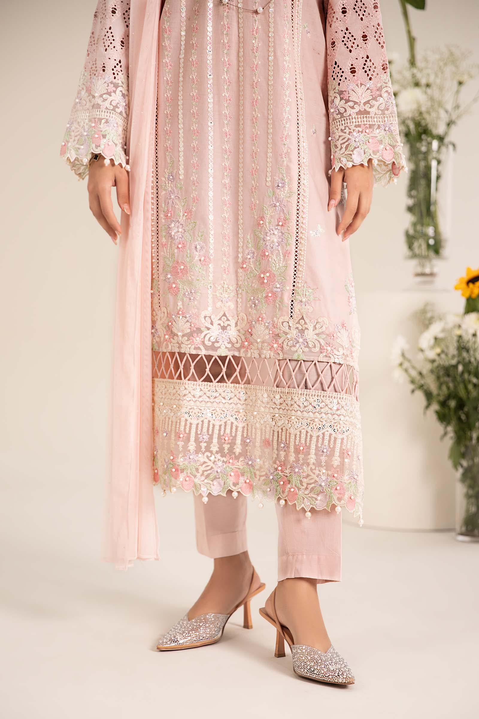 Maira B | Ready to Wear | DW-EF25-07 -  Maria B Luxury Pret -  House of Maryam