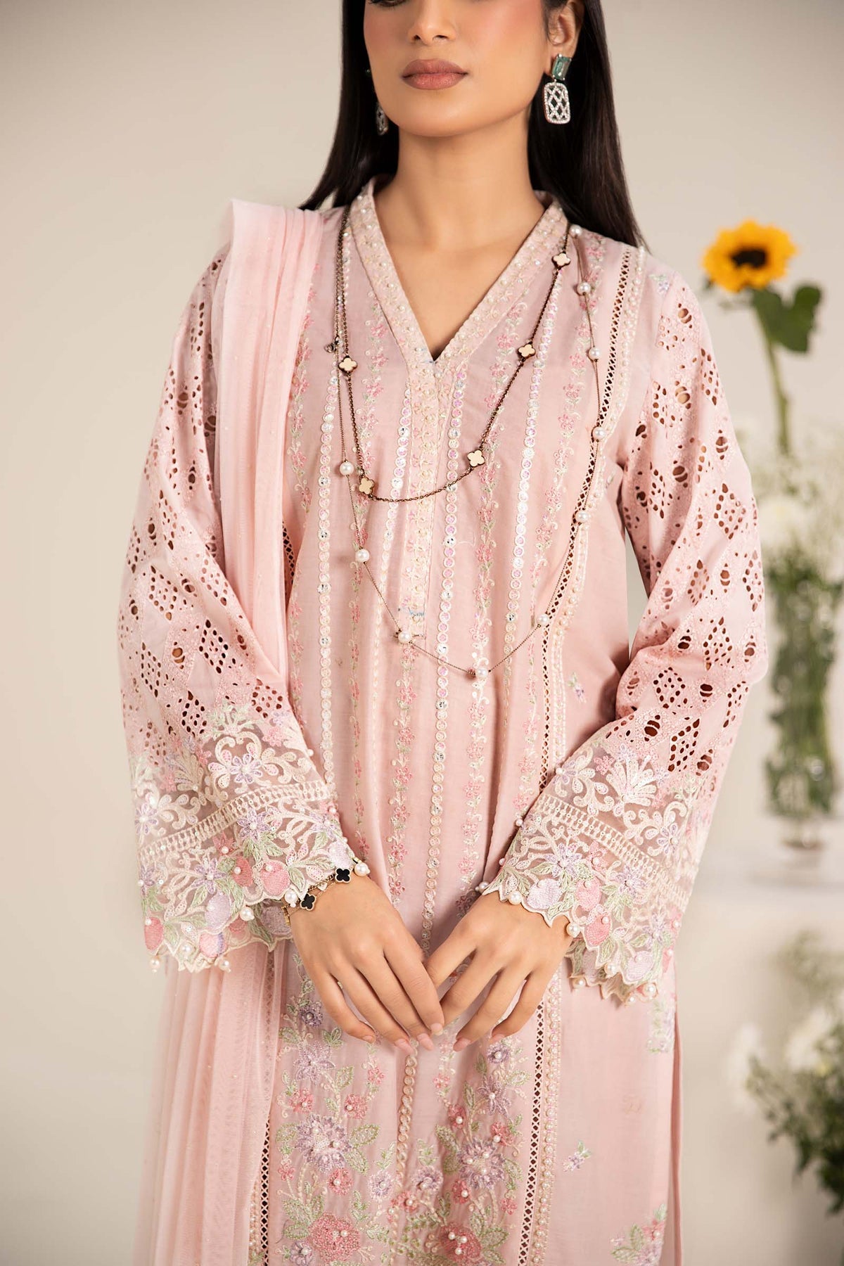 Maria B | Formal Wears | DW-EF25-07 -  Maria B Ladies Clothes - Original Designer Dress - House of Maryam