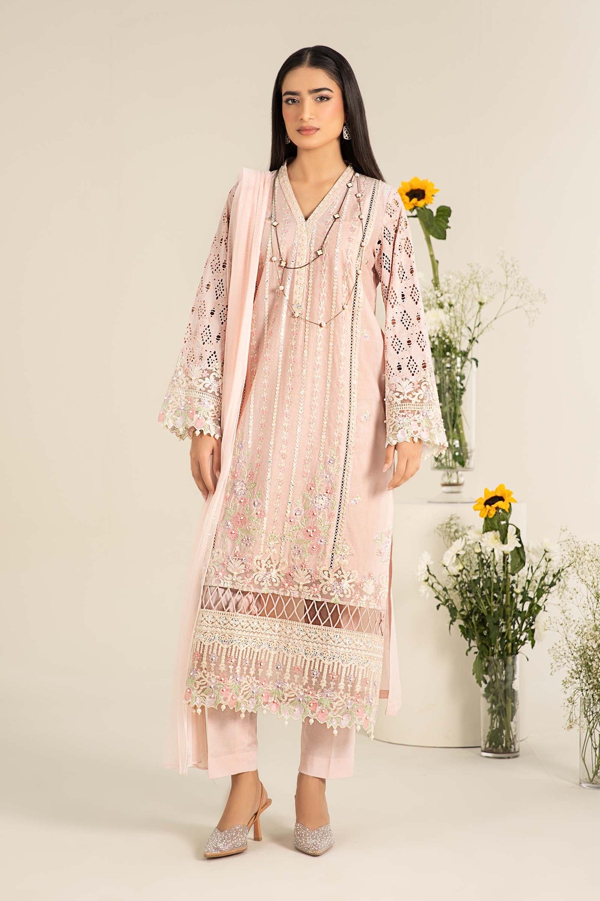 Maria B | Formal Wears | DW-EF25-07 -  Maria B Ladies Clothes - Original Designer Dress - House of Maryam