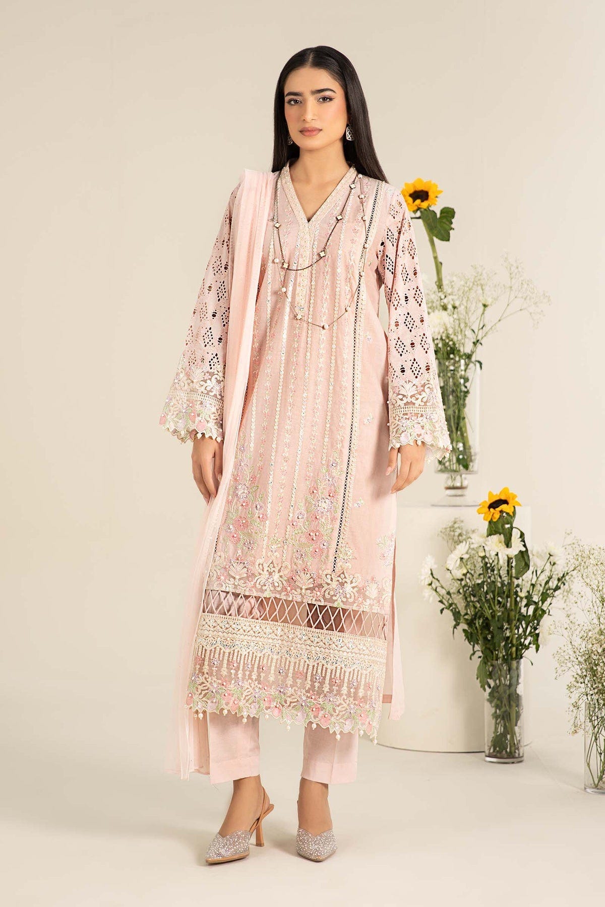 Maria B | Formal Wears | DW-EF25-07 -  Maria B Ladies Clothes - Original Designer Dress - House of Maryam