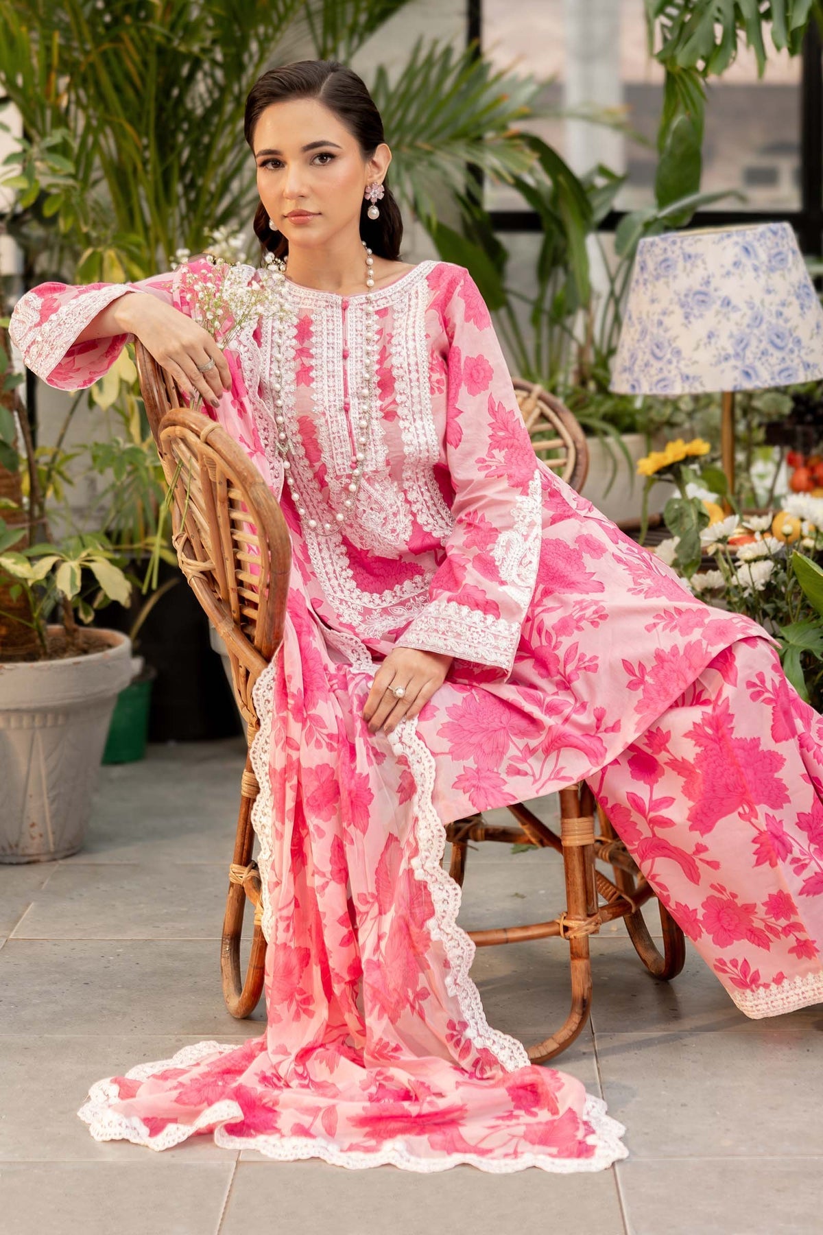 Maria B | Casual Pret 25 | DW-EF25-124 -  Maria B Ladies Clothes - Original Designer Dress - House of Maryam