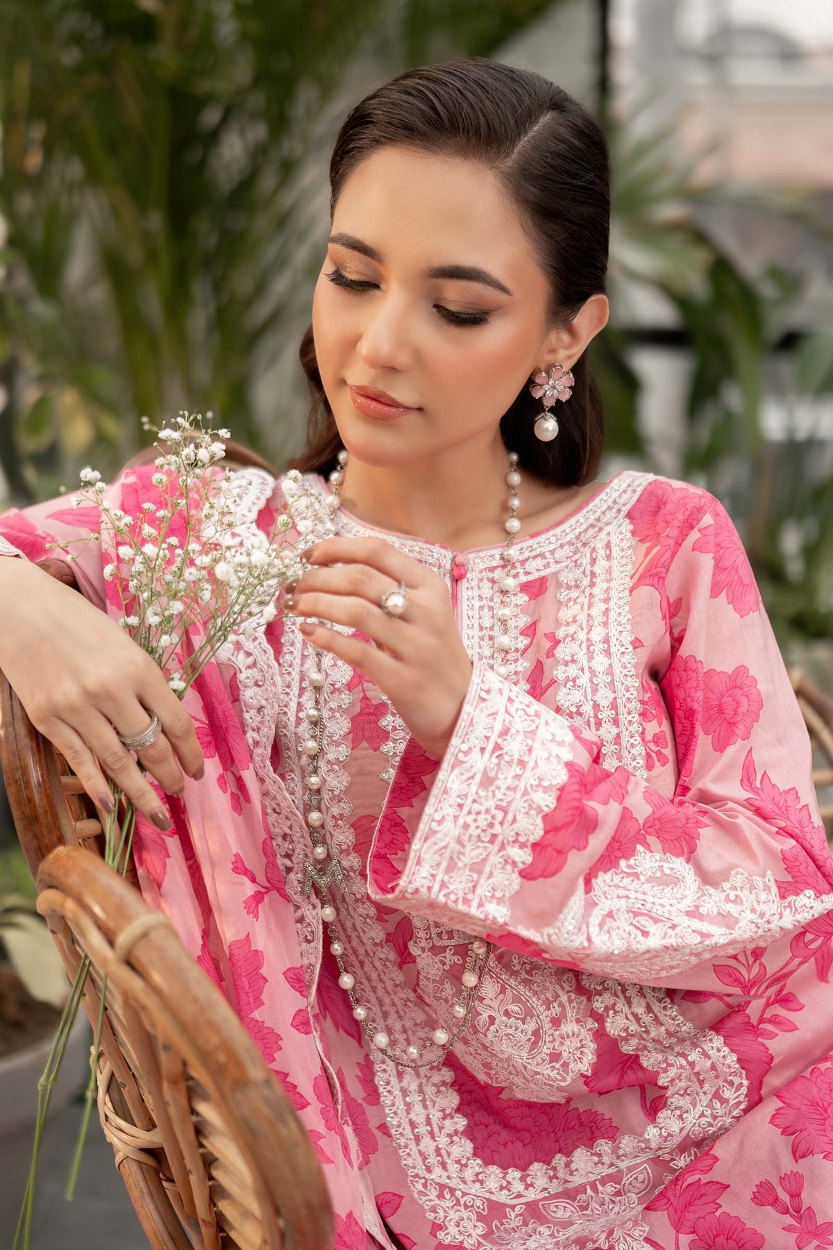 Maria B | Casual Pret 25 | DW-EF25-124 -  Maria B Ladies Clothes - Original Designer Dress - House of Maryam