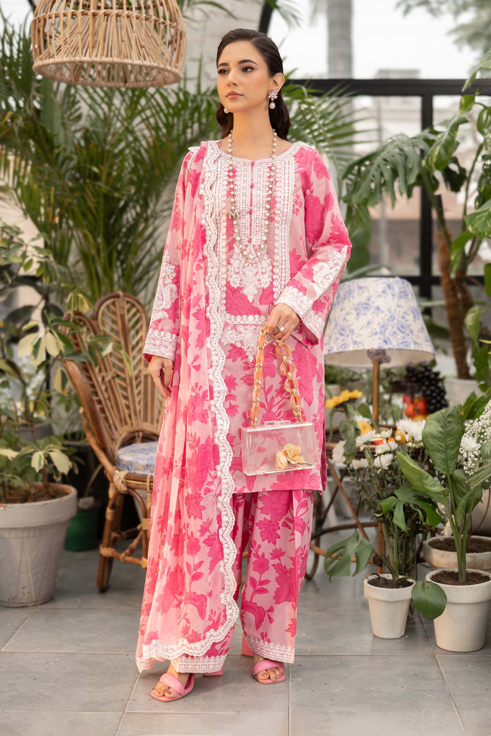 Maira B | Ready to Wear | DW-EF25-124 -  Maria B Luxury Pret -  House of Maryam
